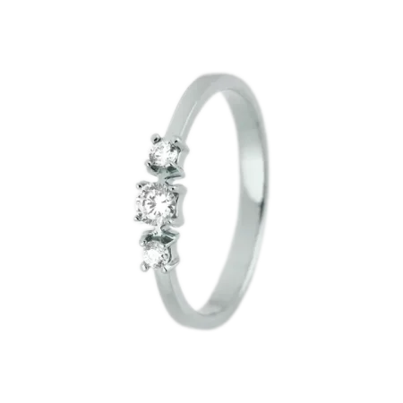 Inel aur 14K cu diamante – Model i007 (0.17ct)