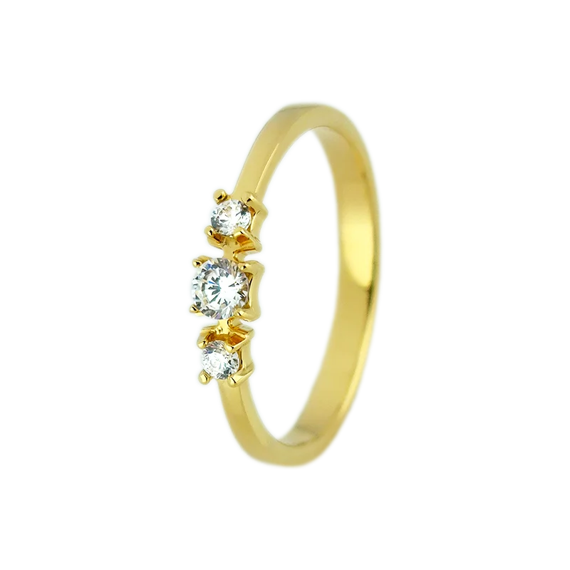 Inel aur 14K cu diamante – Model i007 (0.17ct)