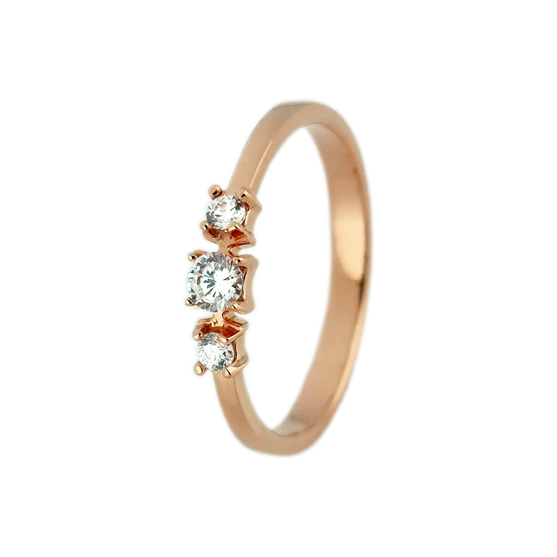 Inel aur 14K cu diamante – Model i007 (0.17ct)