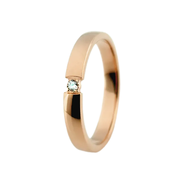 Inel aur 14K cu diamante – Model I011 (0.02ct)