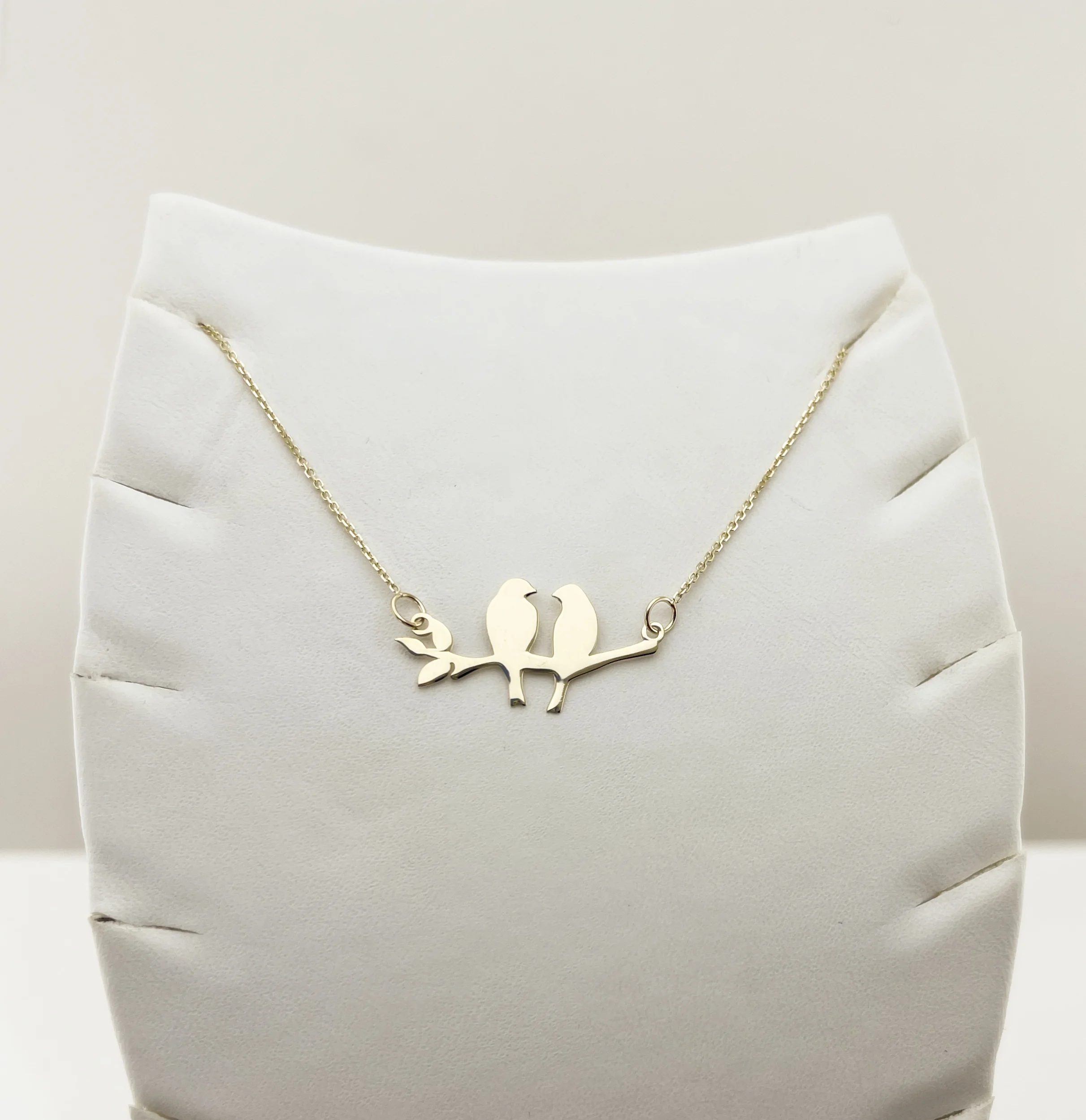 Colier aur păsărele 14k C5