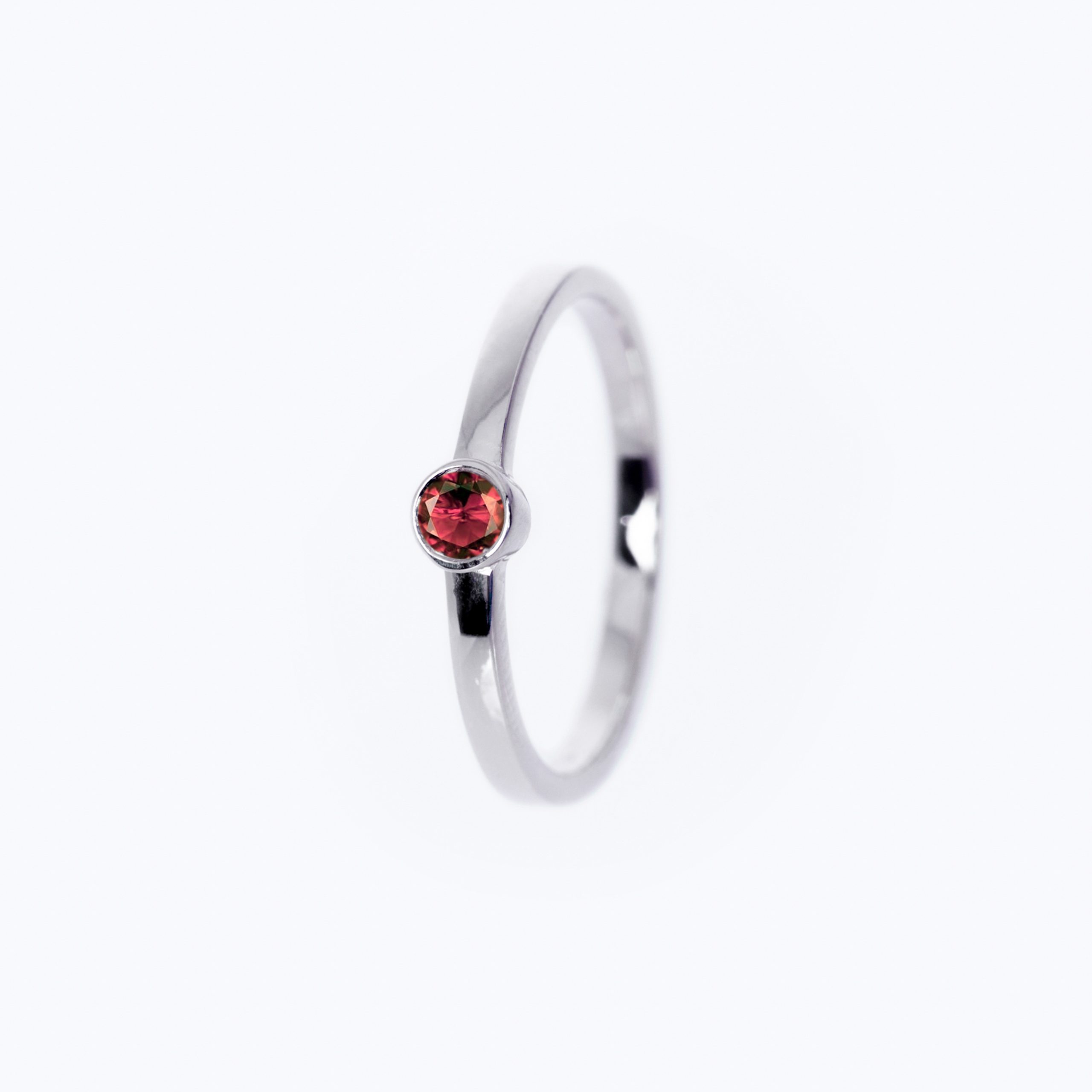 Inel aur 14K cu rubin – Model I004B - imagine 2