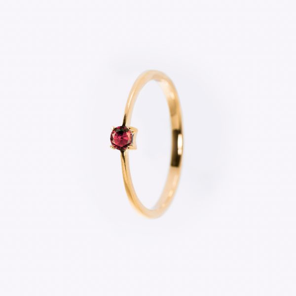 Inel aur 14K cu rubin – Model I005