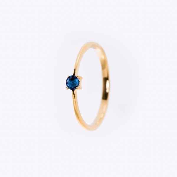 Inel aur 14K cu safir – Model I005