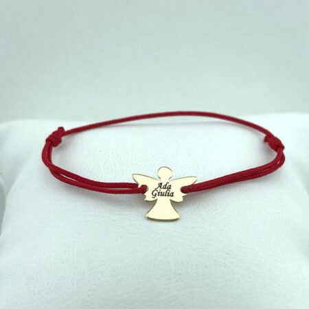 Brățara aur îngeraș personalizat aur 14k