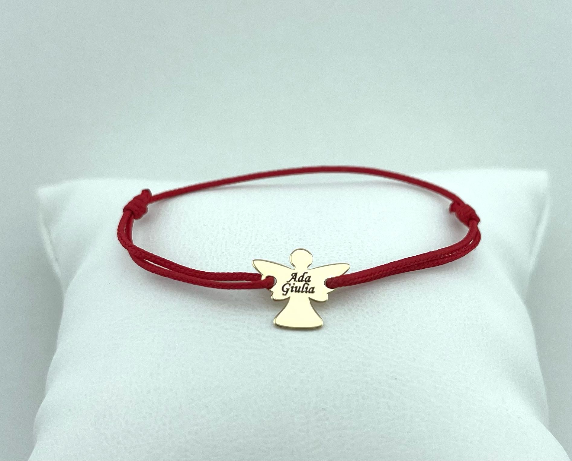 Brățara aur îngeraș personalizat aur 14k