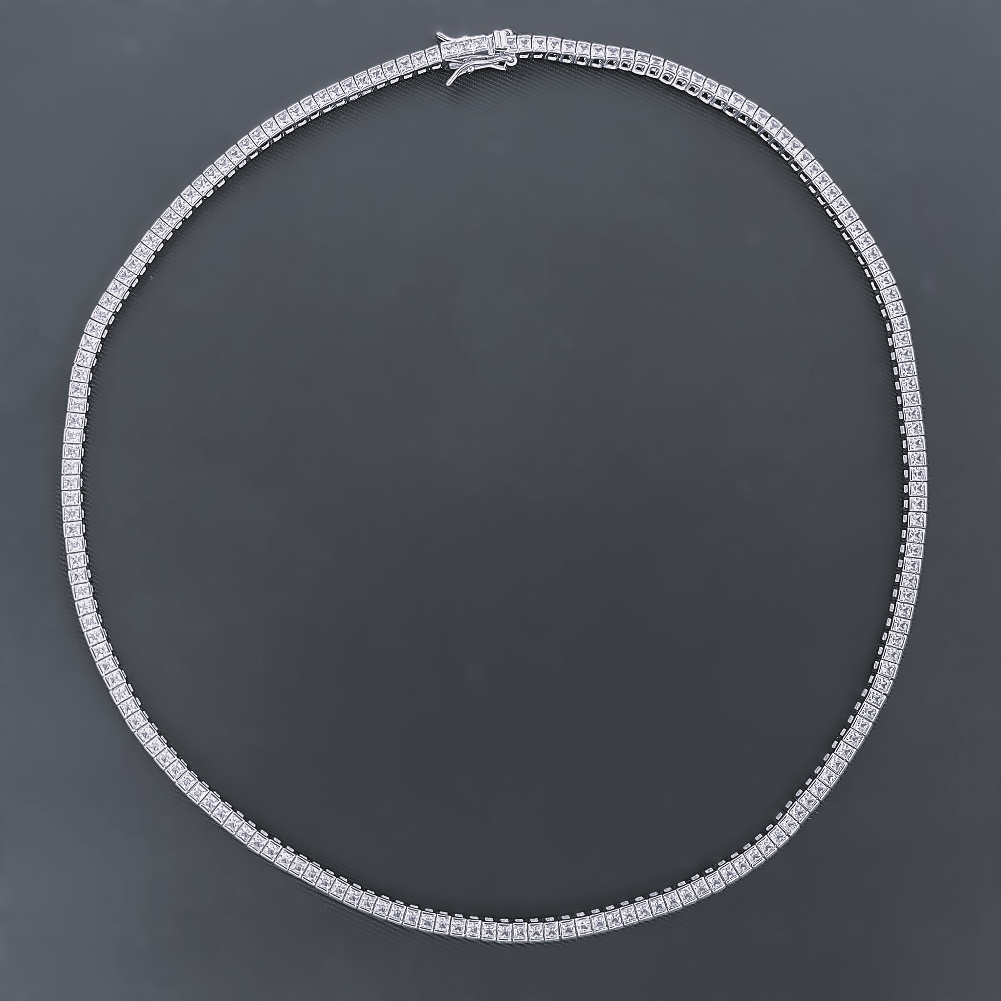 Colier tennis din argint L605 - imagine 2