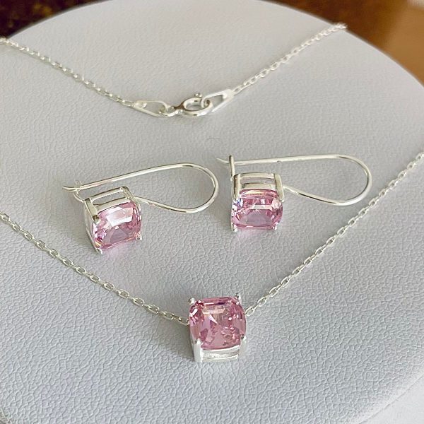 Set Colier și Cercei Argint S479F